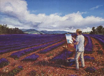 Peintre, Vaucluse, Provence, 1998